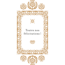 Félicitations dorées pour le nouveau couple